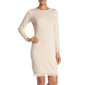 Nanette Lepore Knit Dress with Fringes
